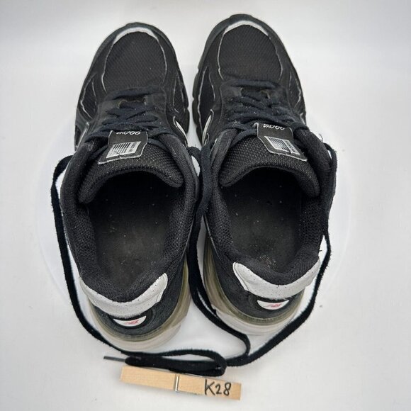 New Balance 990V4 Blue Navy Suede Women Running Sneaker Shoes W990BK4 Size 10.5 - Picture 11 of 12